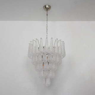 Amaris Tiered Teardrop Glass Chandelier