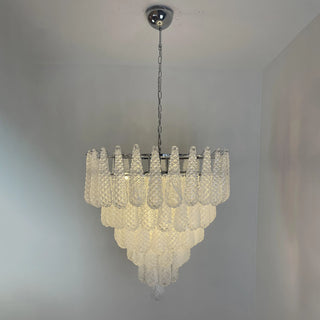 Amaris Tiered Teardrop Glass Chandelier