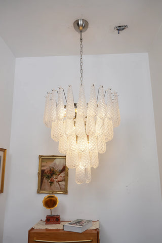 Amaris Tiered Teardrop Glass Chandelier