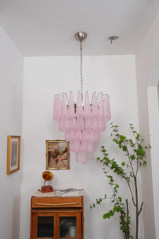 Amaris Tiered Teardrop Glass Chandelier