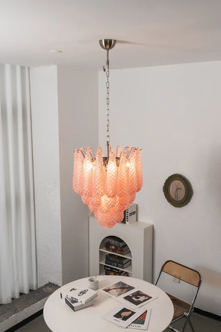 Amaris Tiered Teardrop Glass Chandelier