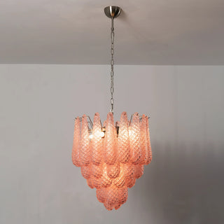 Amaris Tiered Teardrop Glass Chandelier