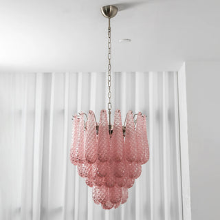 Amaris Tiered Teardrop Glass Chandelier