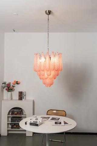 Amaris Tiered Teardrop Glass Chandelier