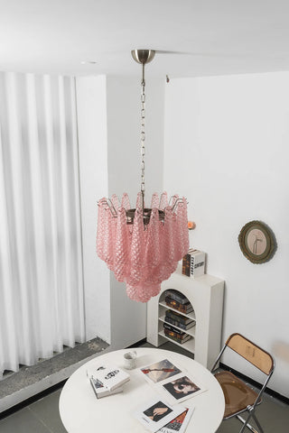 Amaris Tiered Teardrop Glass Chandelier