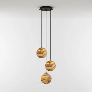 Ambrose Alabaster Globe Cascade Chandelier