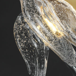 Artistic Glass Flying Bird Vines Wall Lamp