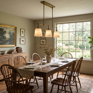 Ashbury 3-Light Alabaster Linear Chandelier