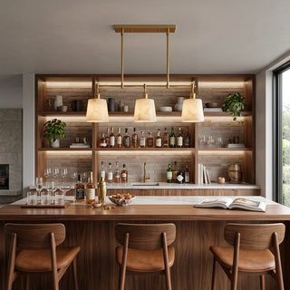 Ashbury 3-Light Alabaster Linear Chandelier