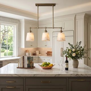Ashbury 3-Light Alabaster Linear Chandelier