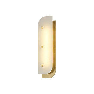 Asymmetrical Elaris Alabaster Wall Lamp