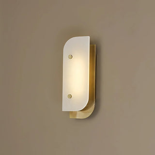 Asymmetrical Elaris Alabaster Wall Lamp