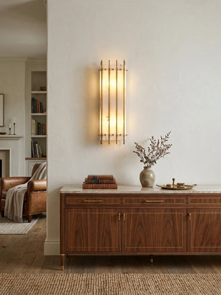 Aurelle Alabaster Wall Sconce