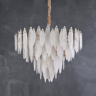 Aveline Alabaster Petal Chandelier