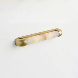 Aveline Bracketed Alabaster Wall Sconce