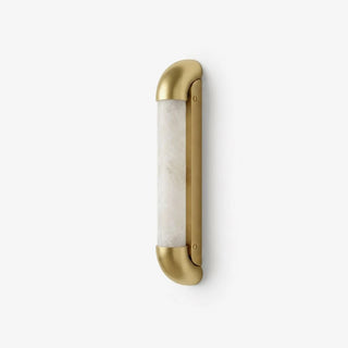Aveline Bracketed Alabaster Wall Sconce