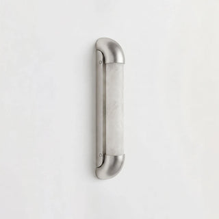 Aveline Bracketed Alabaster Wall Sconce