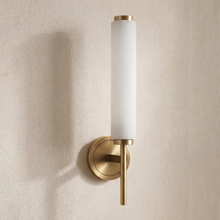 Brindisi Alabaster Candle Style Wall Lamp
