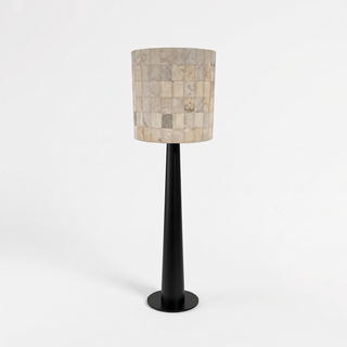 Bryony Tiled Alabaster Mosaic Floor Lamp - view 9 | Vidirlighting