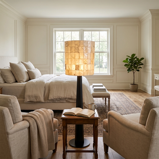 Bryony Tiled Alabaster Mosaic Floor Lamp