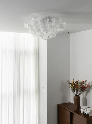 Bubble Texture Glass Ball Ceiling Light