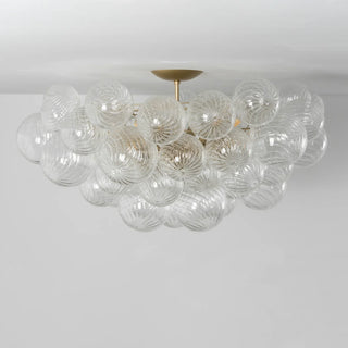 Bubble Texture Glass Ball Ceiling Light