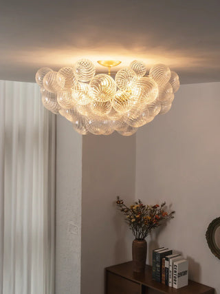 Bubble Texture Glass Ball Ceiling Light