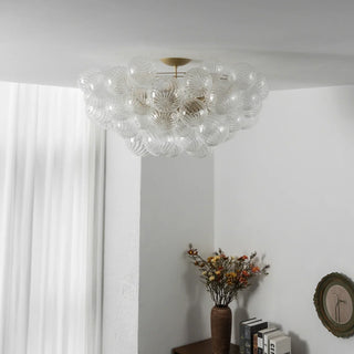 Bubble Texture Glass Ball Ceiling Light