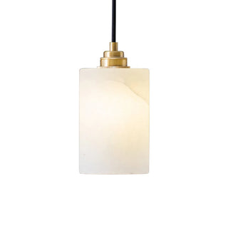 Caldera Alabaster Block Spiral Chandelier