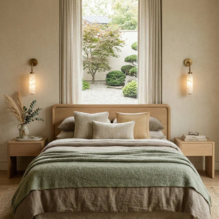 Calla Cylinder Alabaster Wall Lamp - Vidirlighting