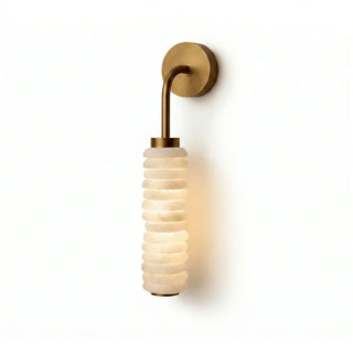 Calla Cylinder Alabaster Wall Lamp - Vidirlighting