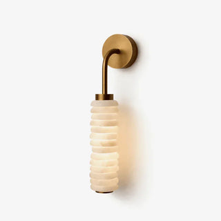 Calla Cylinder Alabaster Wall Lamp - Vidirlighting