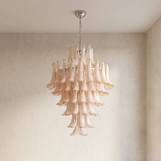 Camellia Glass Petal Chandelier
