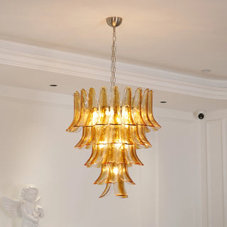 Camellia Glass Petal Chandelier