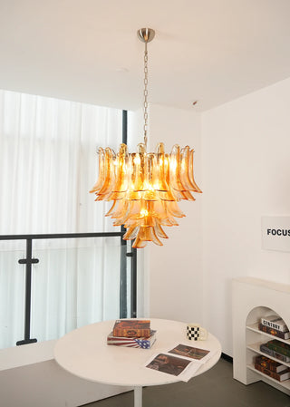 Camellia Glass Petal Chandelier