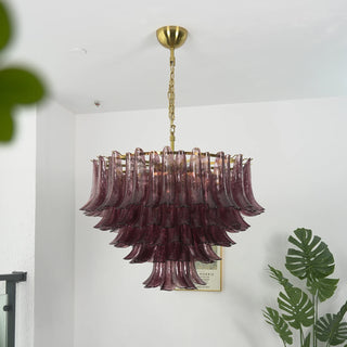 Camellia Glass Petal Chandelier