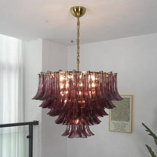 Camellia Glass Petal Chandelier