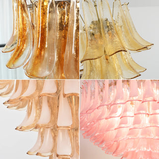 Camellia Glass Petal Chandelier