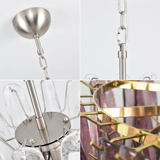 Camellia Glass Petal Chandelier