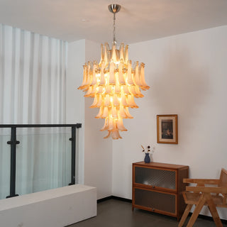 Camellia Glass Petal Chandelier