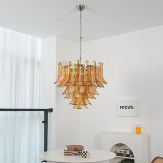 Camellia Glass Petal Chandelier