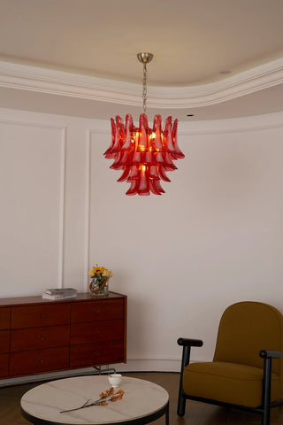 Camellia Glass Petal Chandelier
