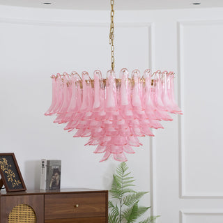 Camellia Glass Petal Chandelier