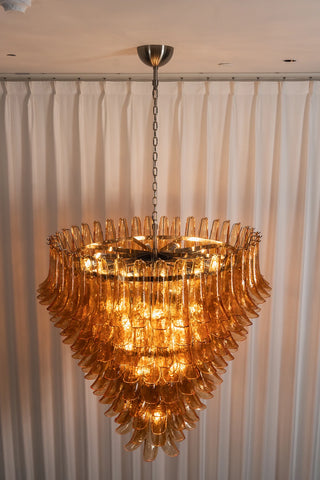 Camellia Glass Petal Chandelier