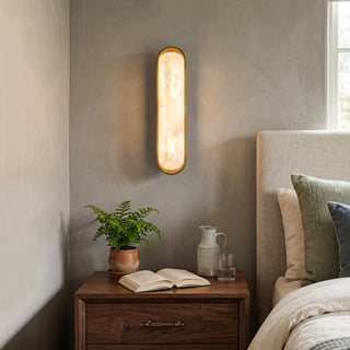 Capsule Chiarore Alabaster Wall Sconce