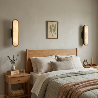 Capsule Chiarore Alabaster Wall Sconce