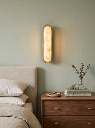 Capsule Chiarore Alabaster Wall Sconce