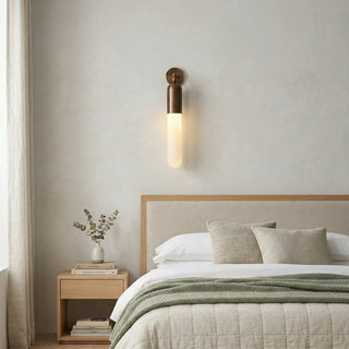 Capsule Linear Alabaster Wall Sconce - Vidirlighting