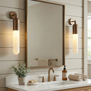 Capsule Linear Alabaster Wall Sconce - Vidirlighting