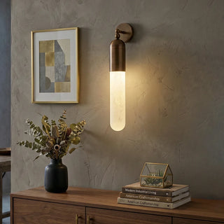 Capsule Linear Alabaster Wall Sconce - Vidirlighting